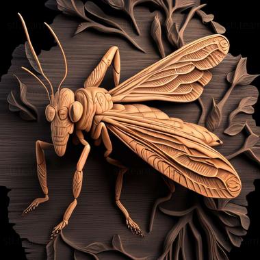 3D модель Ichneumon melanosomops (STL)